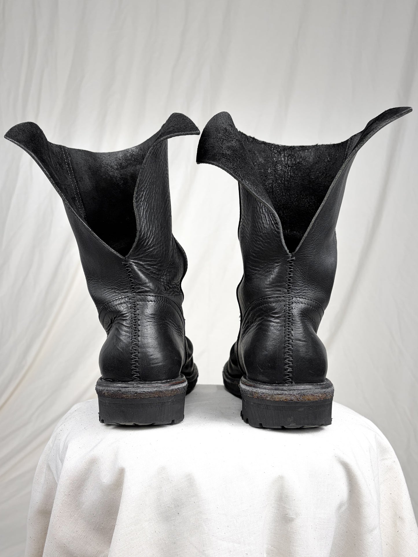 CAMAIEU BACK SLIT ENGINEER BOOTS