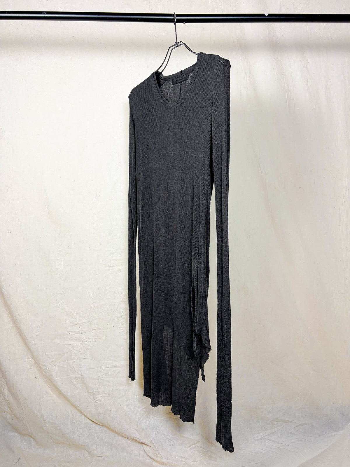 MA_JULIUS A/W2014 ASYMMETRICAL RIBBED TOP