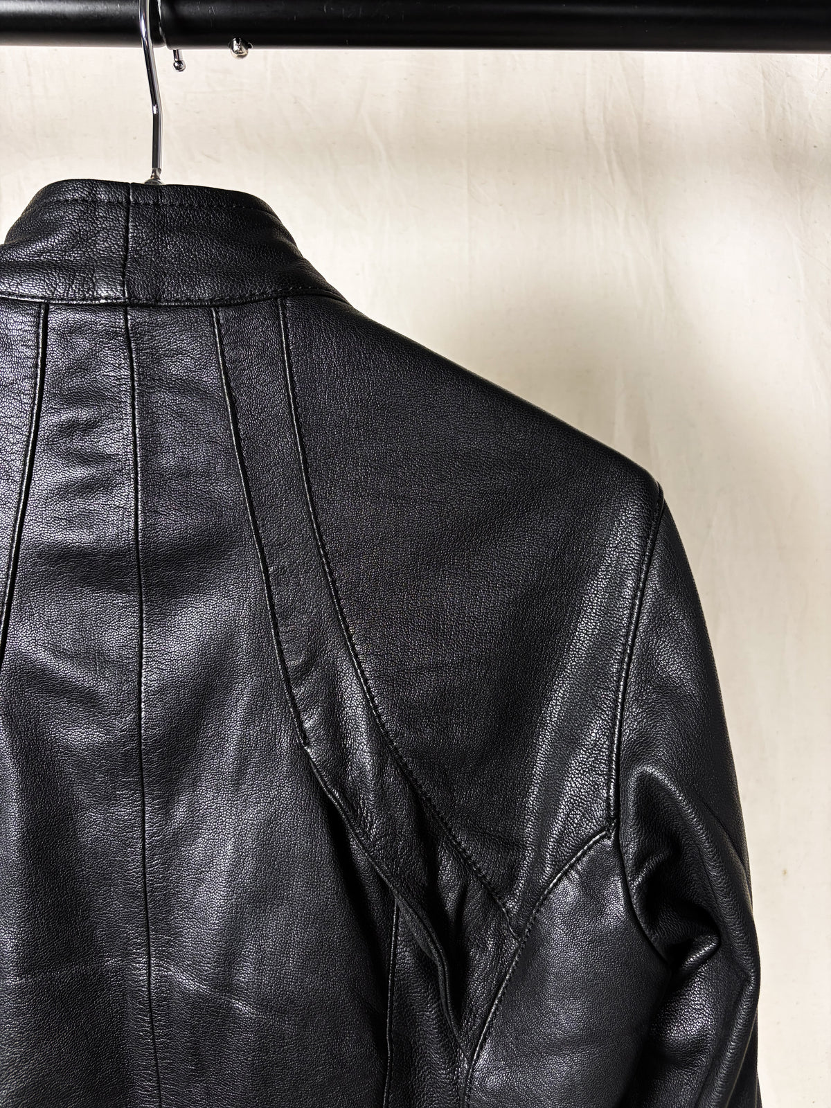EARLY 2000s GOATSKIN MULTI ZIP RIDER JACKET
