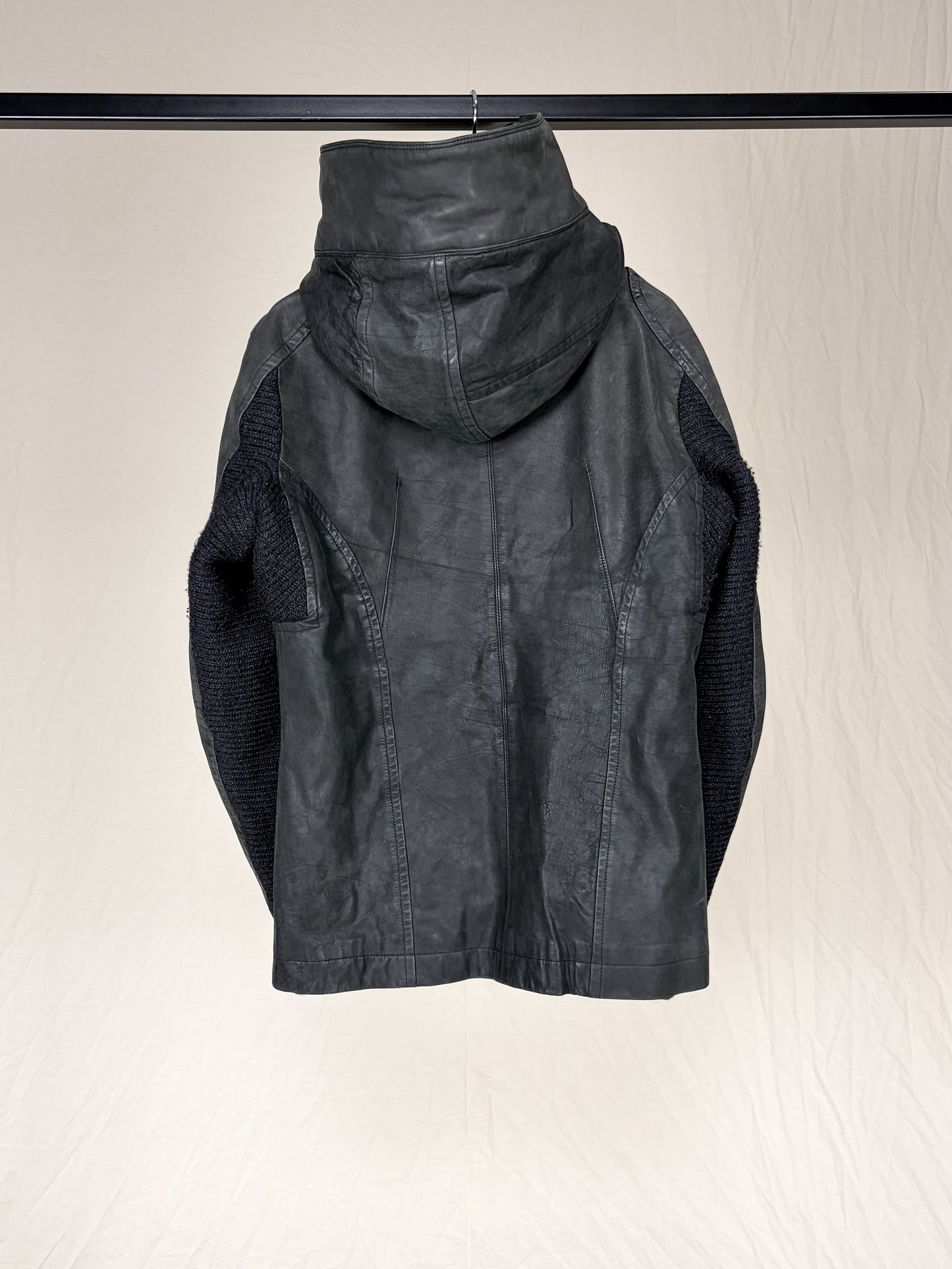 A/W2010 "SCARS" TRANSFORMABLE LEATHER JACKET