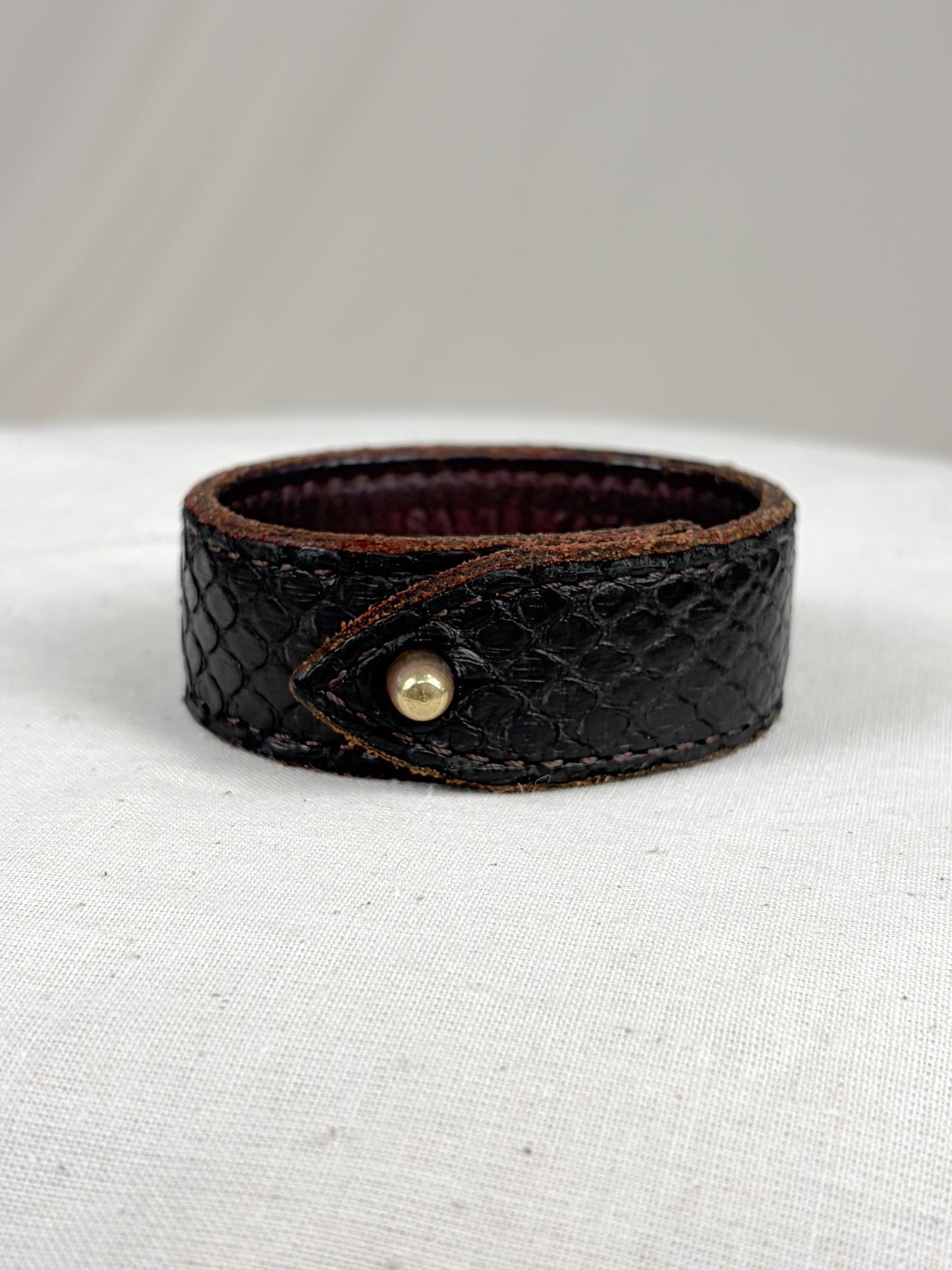 PYTHON LEATHER BRACELET