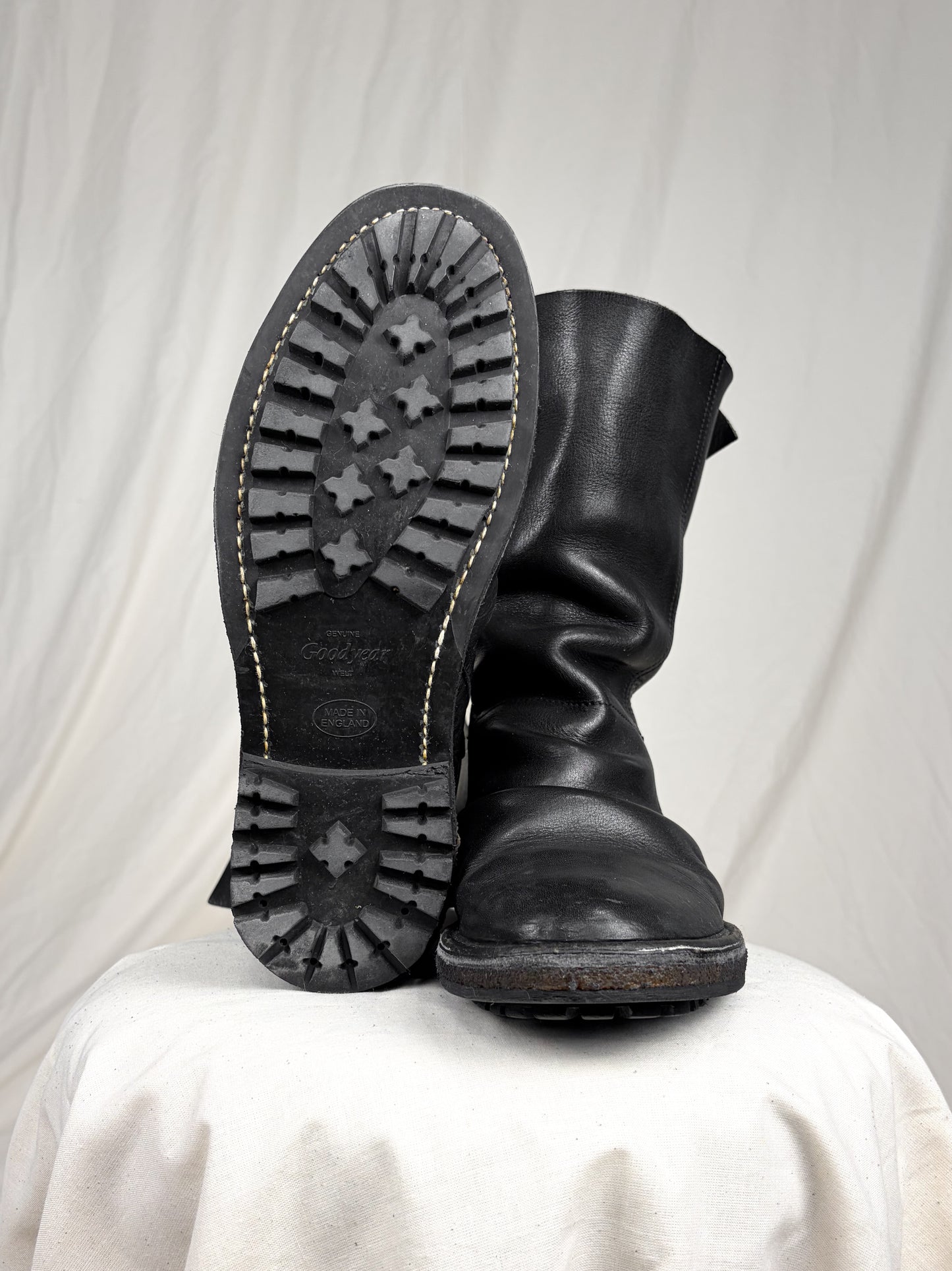 CAMAIEU BACK SLIT ENGINEER BOOTS