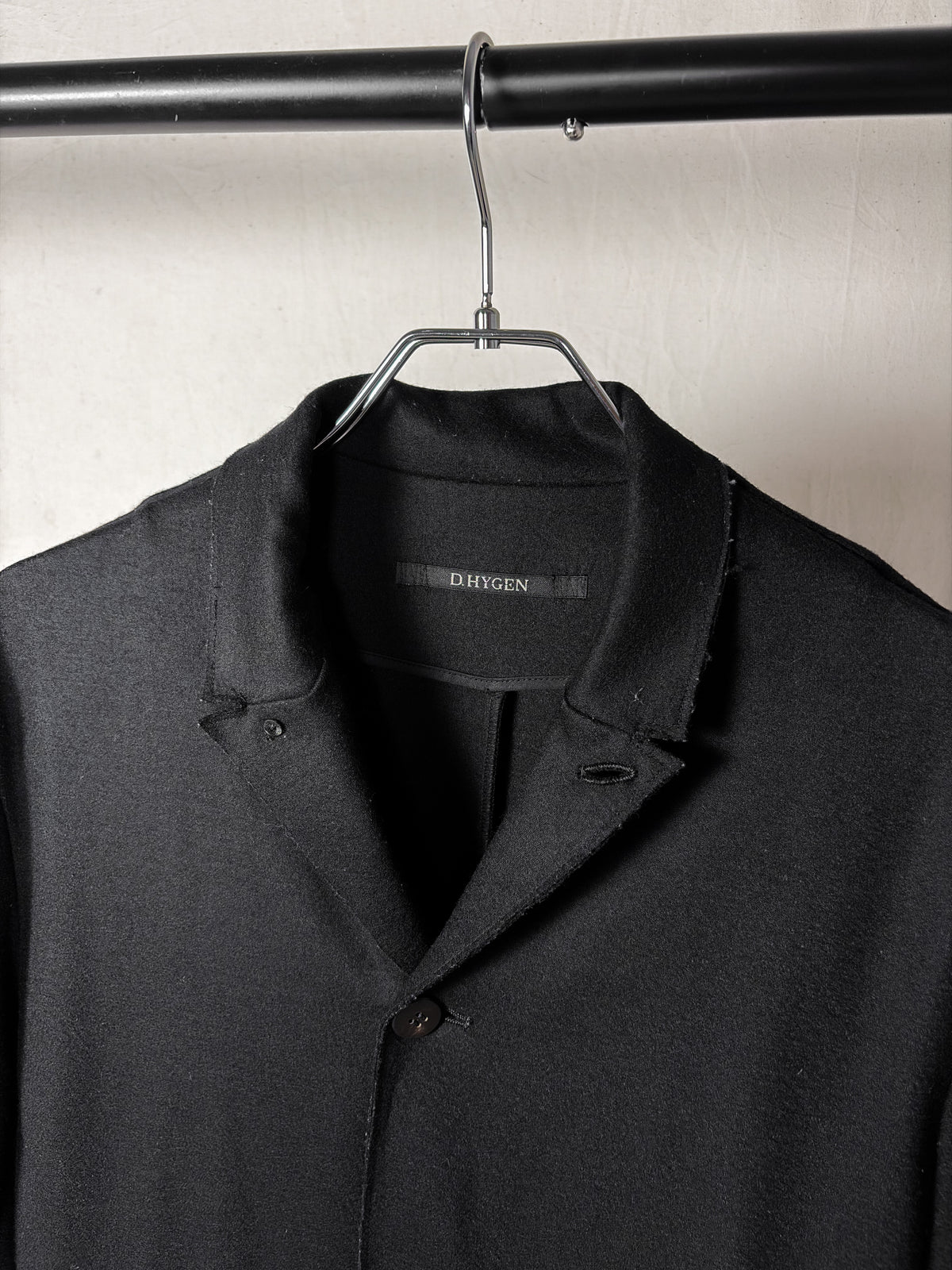 STAND COLLAR WOOL COAT