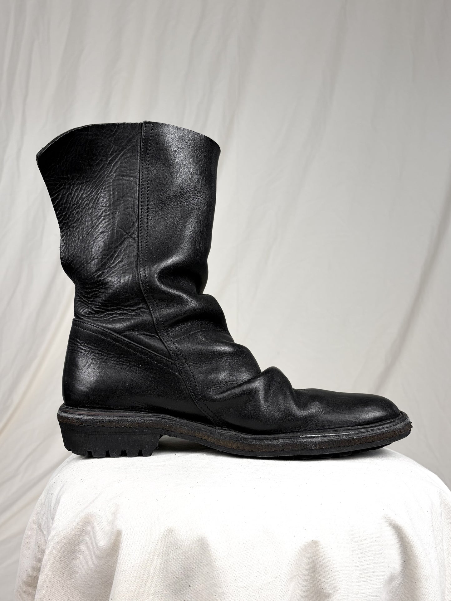 CAMAIEU BACK SLIT ENGINEER BOOTS