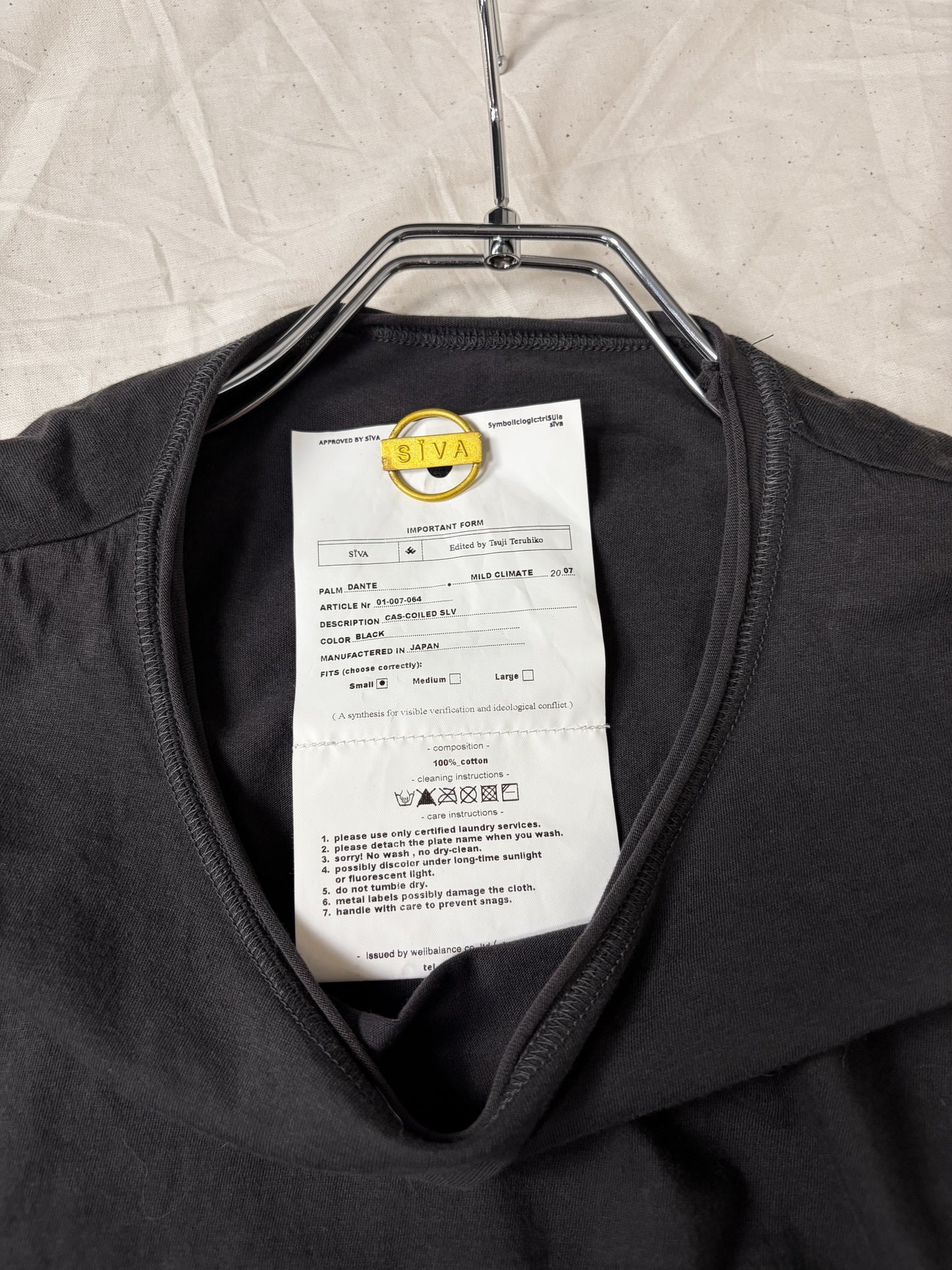 MODULAR WRAP LONGSLEEVE T-SHIRT