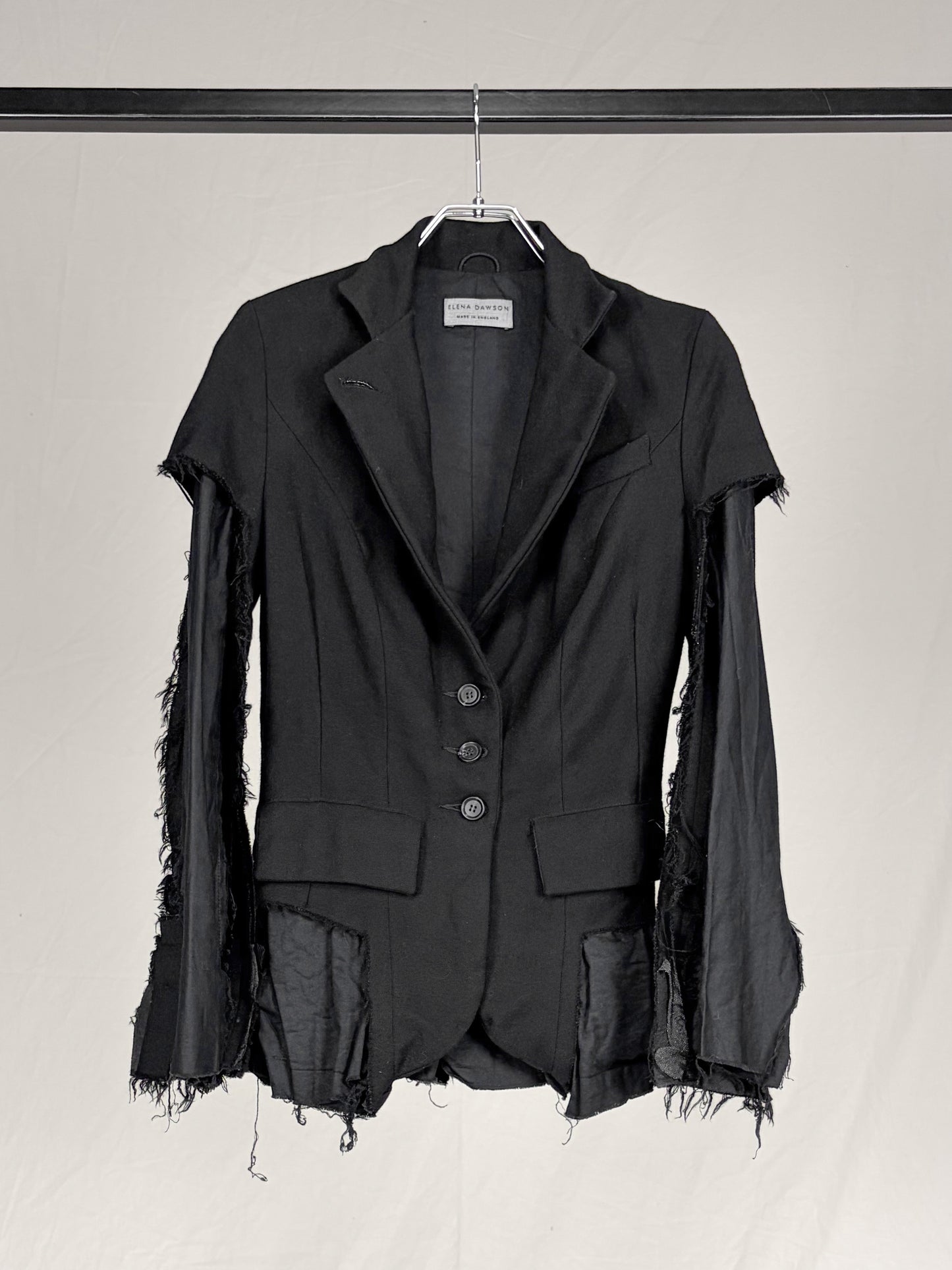 DECONSTRUCTED WOOL JACKET