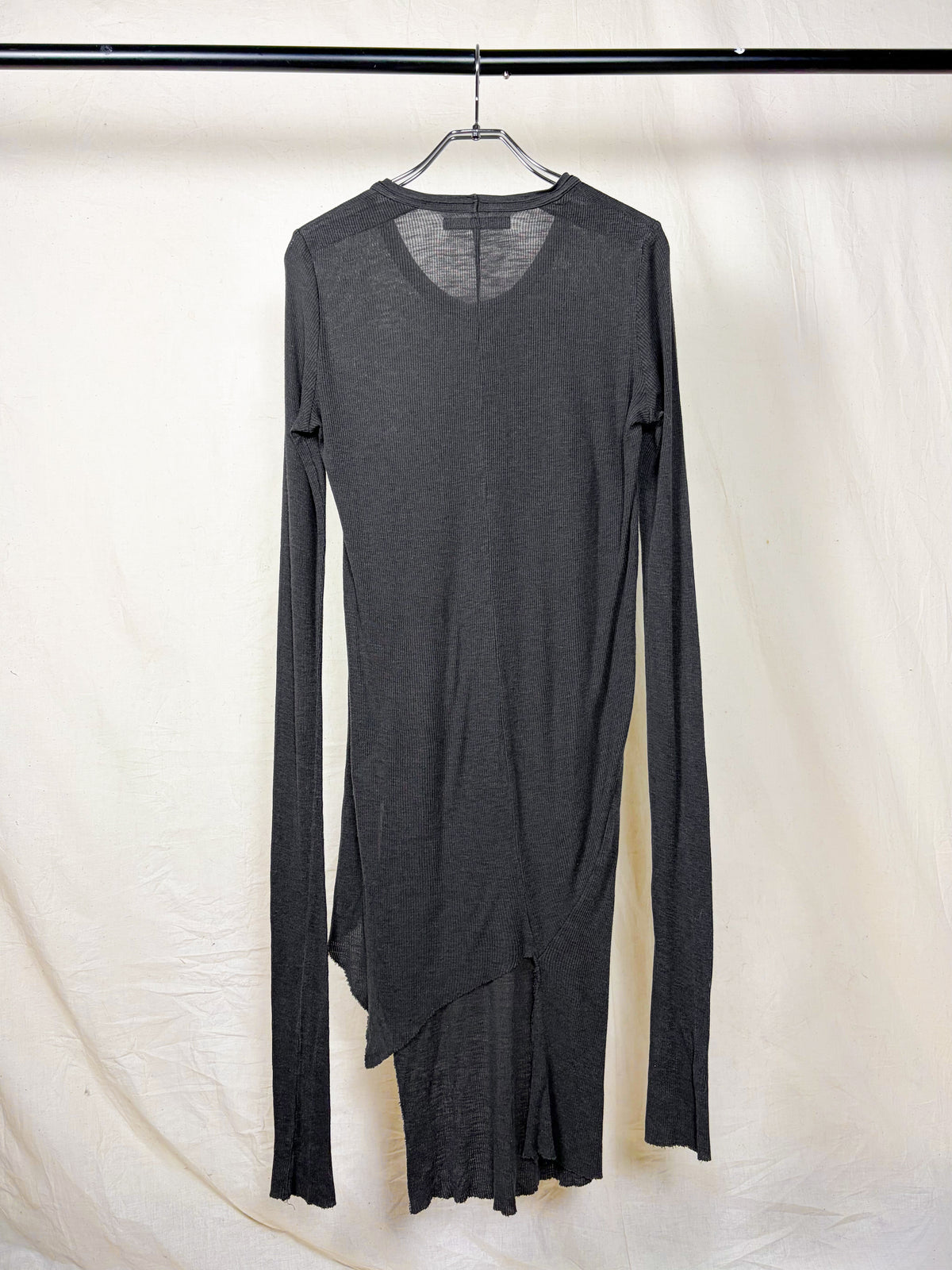 MA_JULIUS A/W2014 ASYMMETRICAL RIBBED TOP