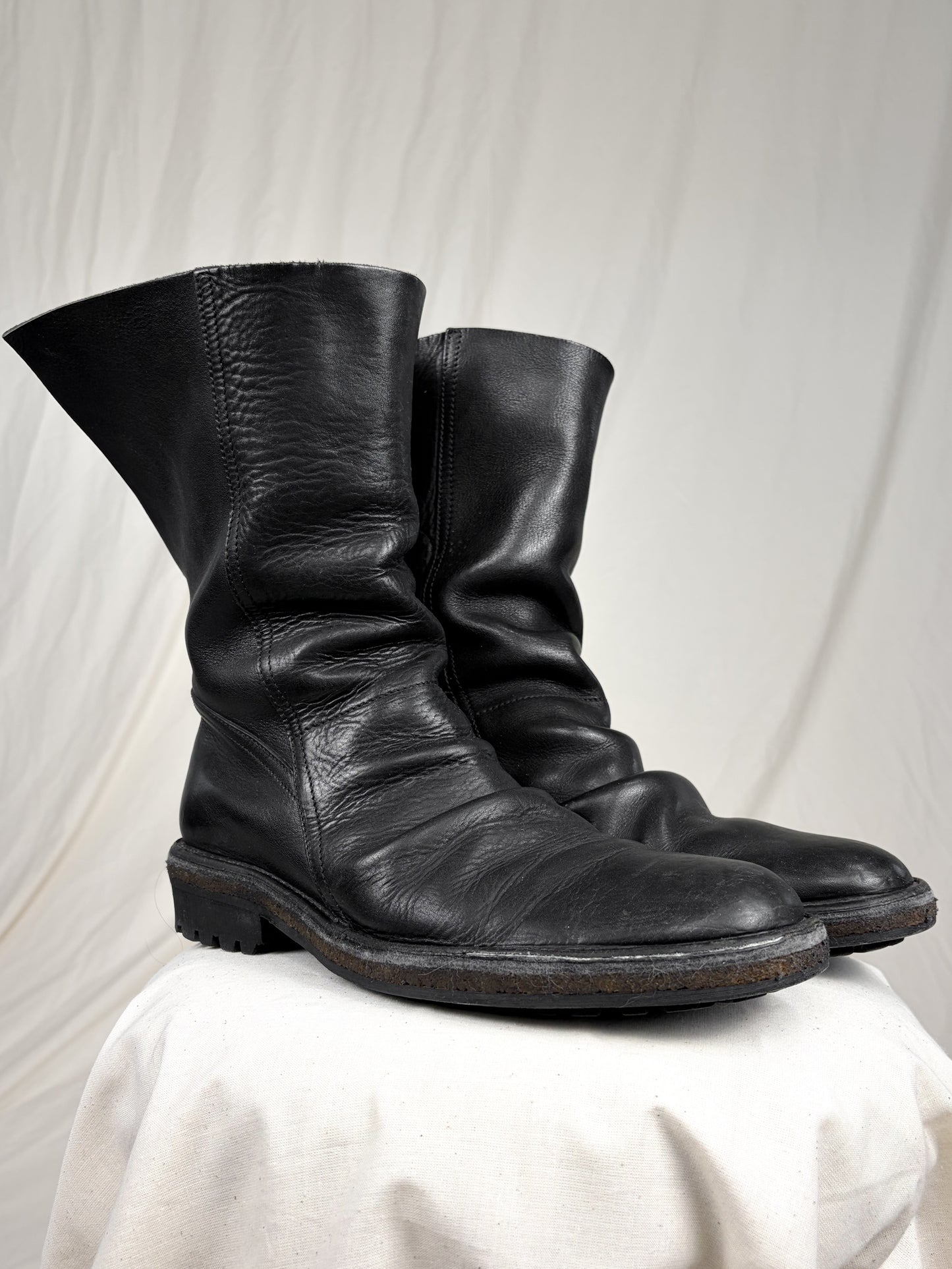 CAMAIEU BACK SLIT ENGINEER BOOTS