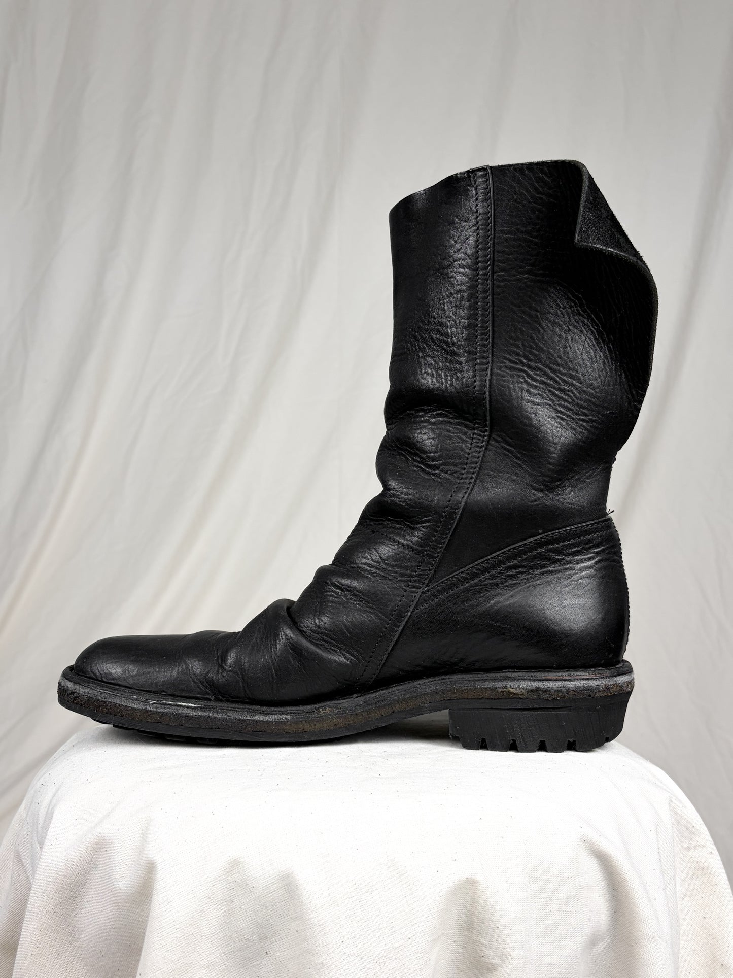 CAMAIEU BACK SLIT ENGINEER BOOTS