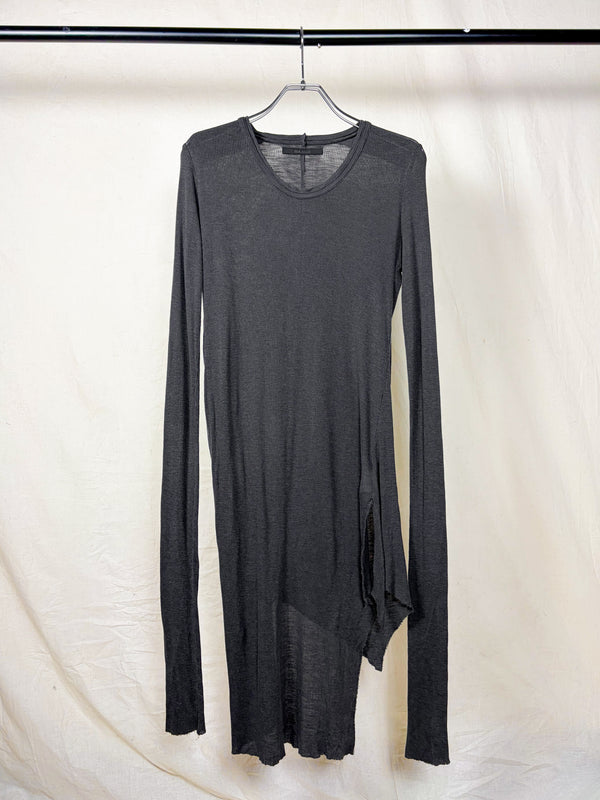 MA_JULIUS A/W2014 ASYMMETRICAL RIBBED TOP