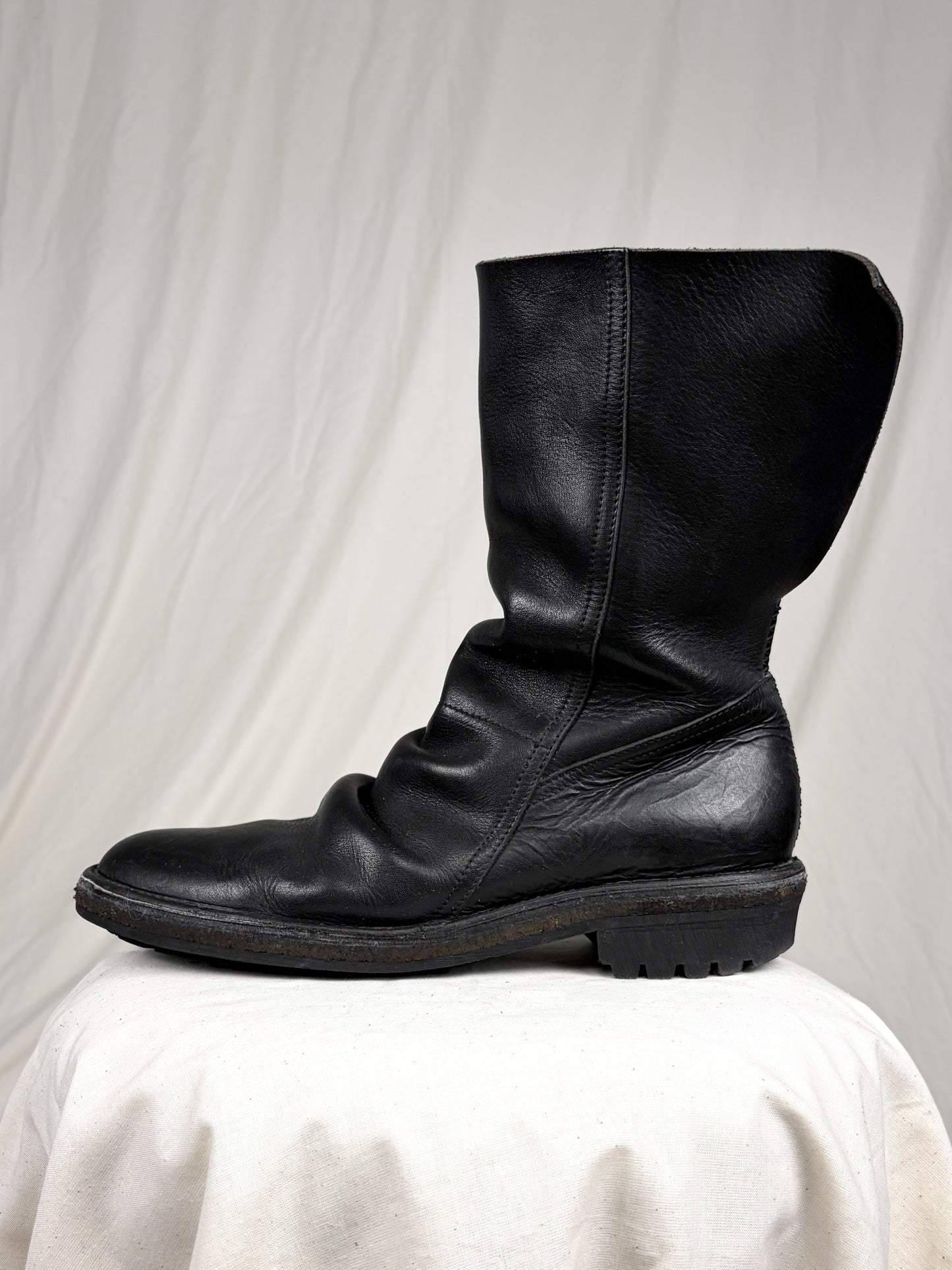 CAMAIEU BACK SLIT ENGINEER BOOTS